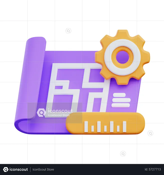 Property Plan  3D Icon