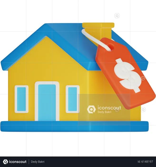 Property Price  3D Icon