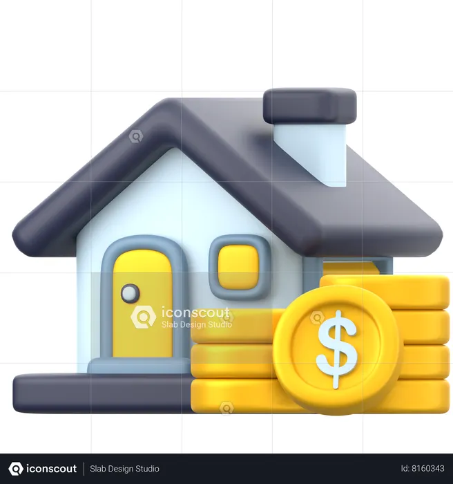 Property Price  3D Icon