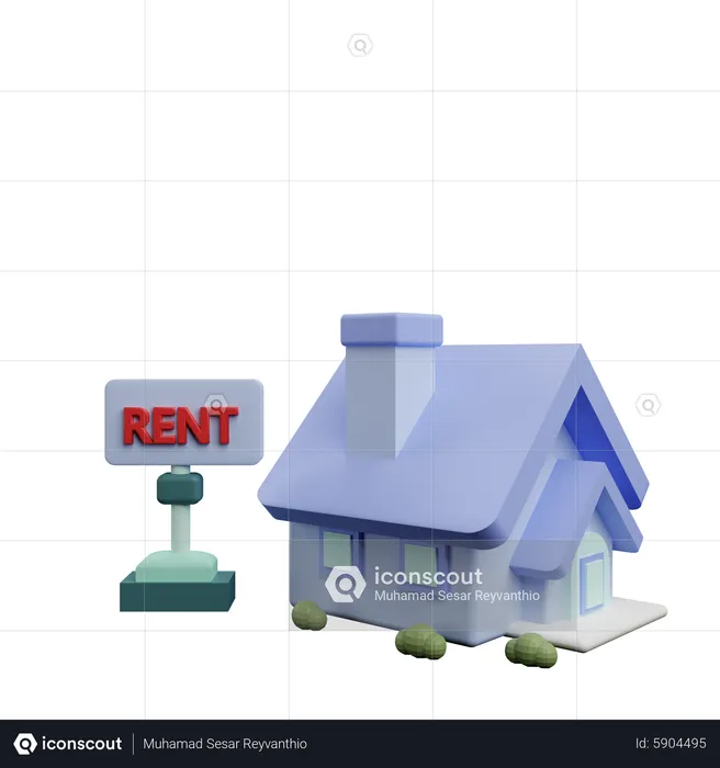 Property Rent  3D Icon