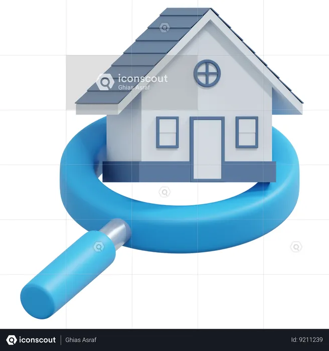 Property Search  3D Icon