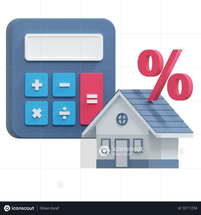 Property Tax  3D Icon
