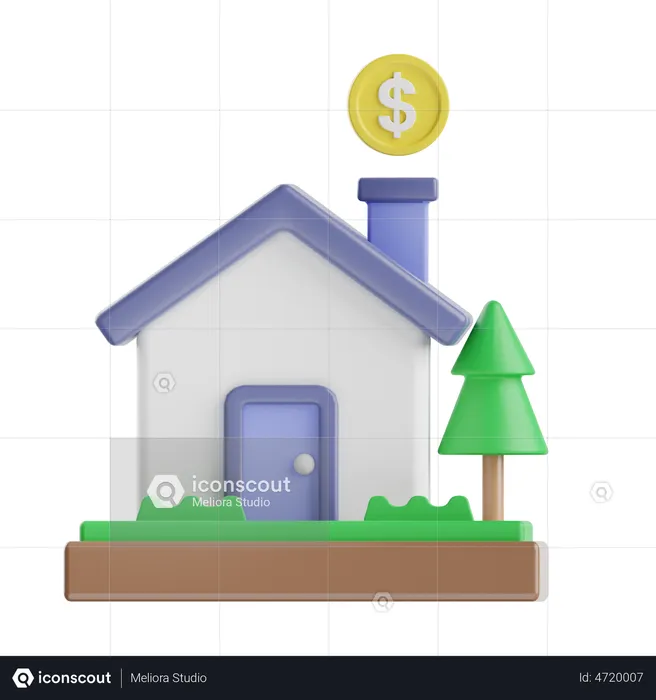 Property Tax  3D Illustration