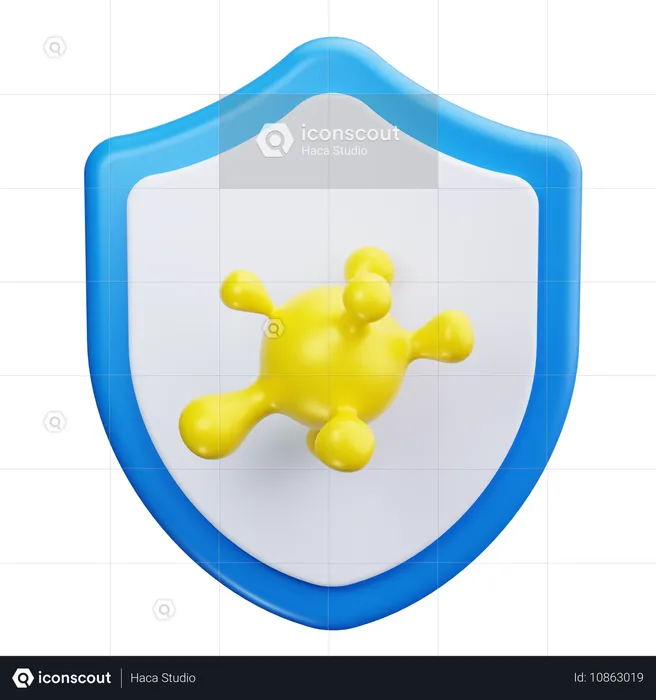 Proteção  3D Icon