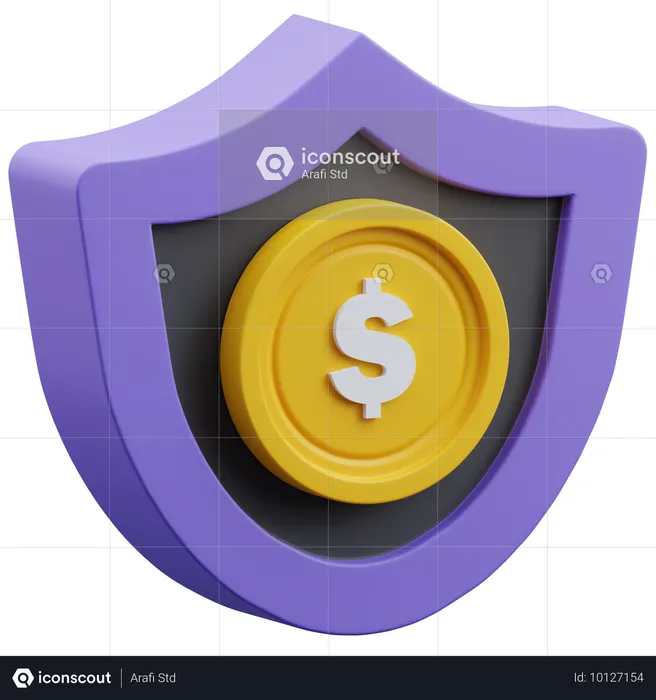 Proteção financeira  3D Icon