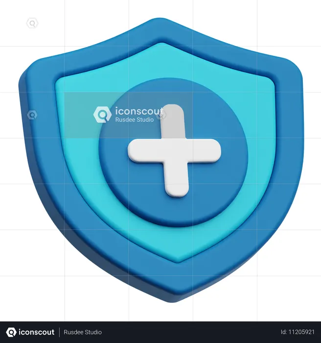 Agregar protección  3D Icon