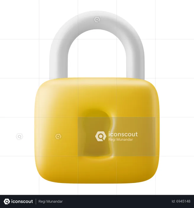 Protección de bloqueo  3D Icon