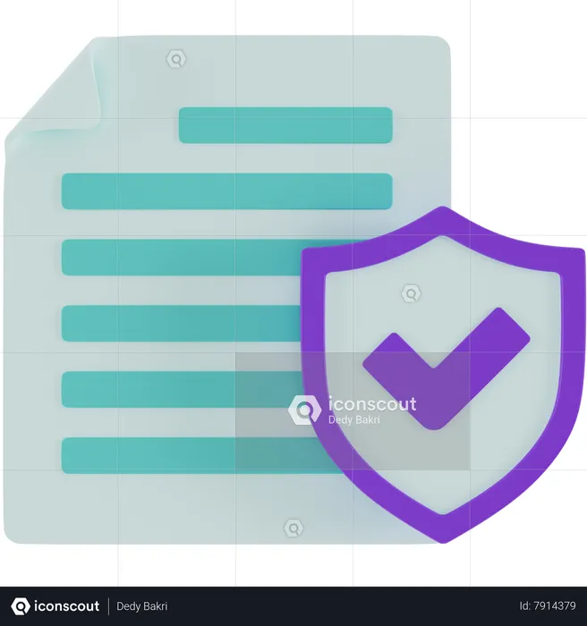 Protección de Datos  3D Icon