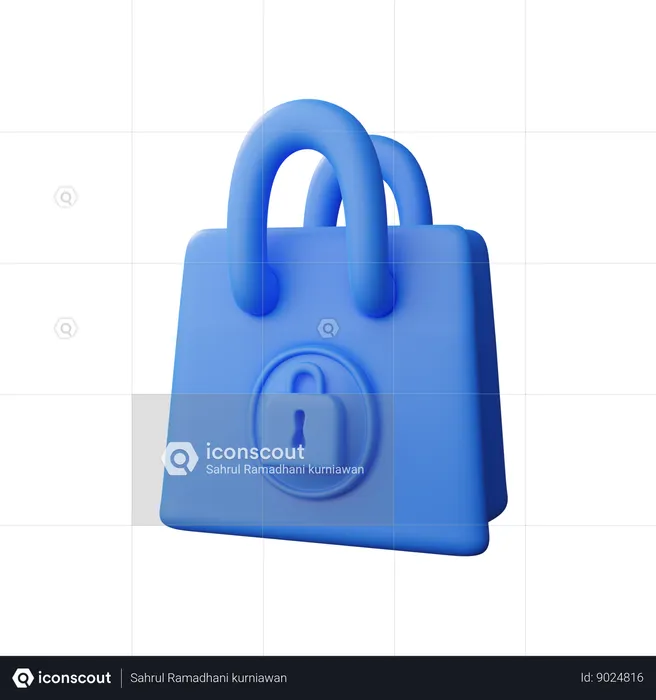 Protección de datos del comprador  3D Icon