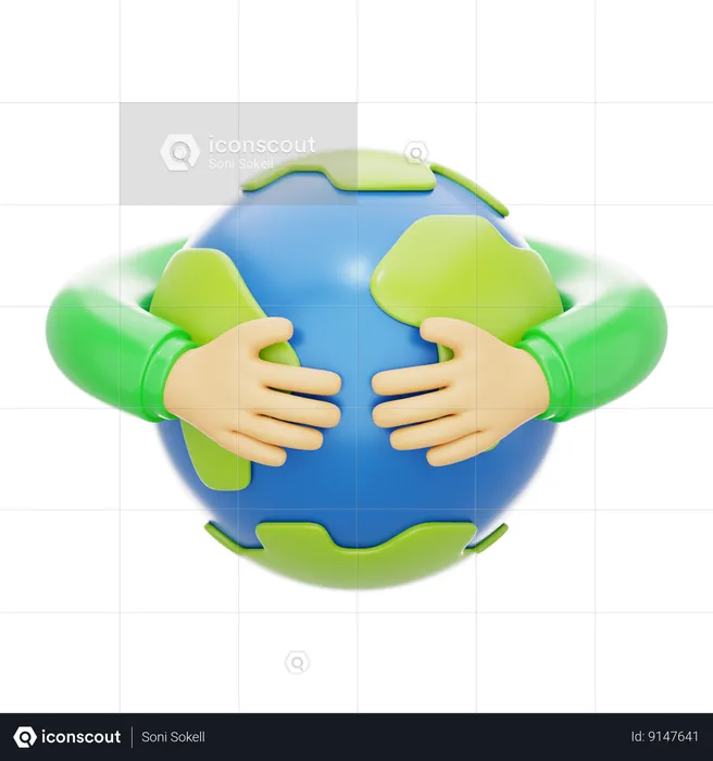 Protect Earth  3D Icon