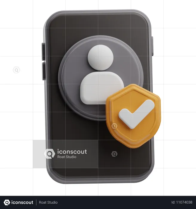 Protected User  3D Icon