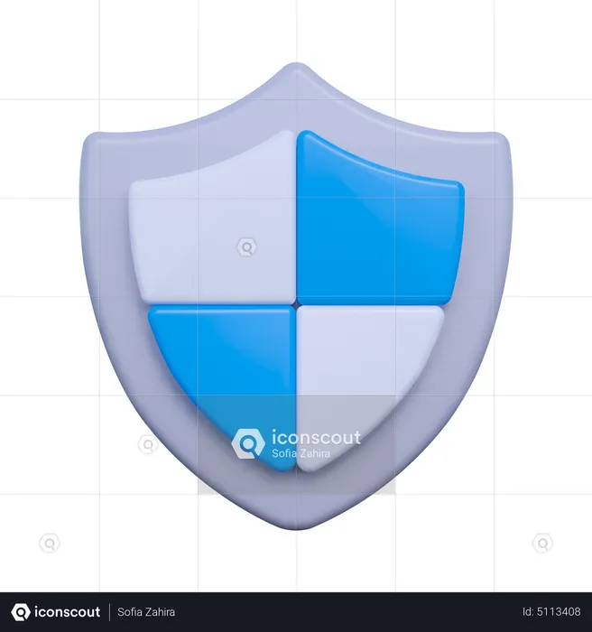 Protection Shield  3D Icon