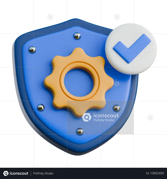 Soutien à la protection  3D Icon