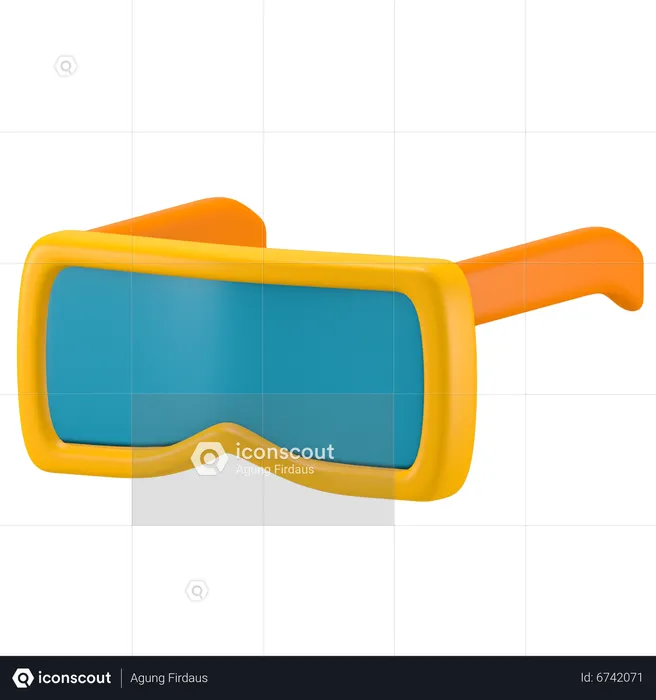 Protective Goggles  3D Icon