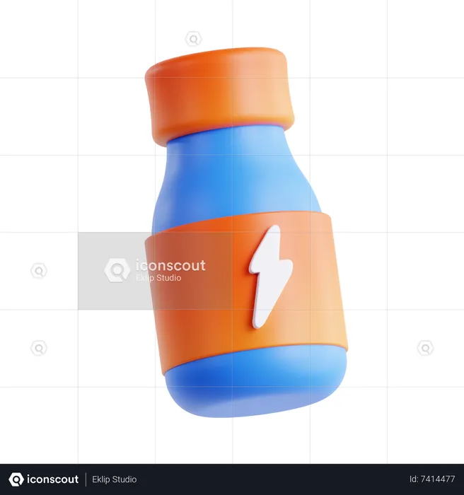 Protein Supplement  3D Icon