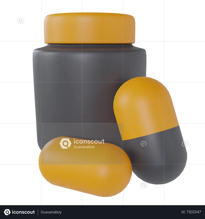 Protein Supplement  3D Icon