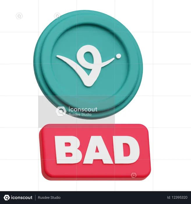Protocolo virtual malo  3D Icon