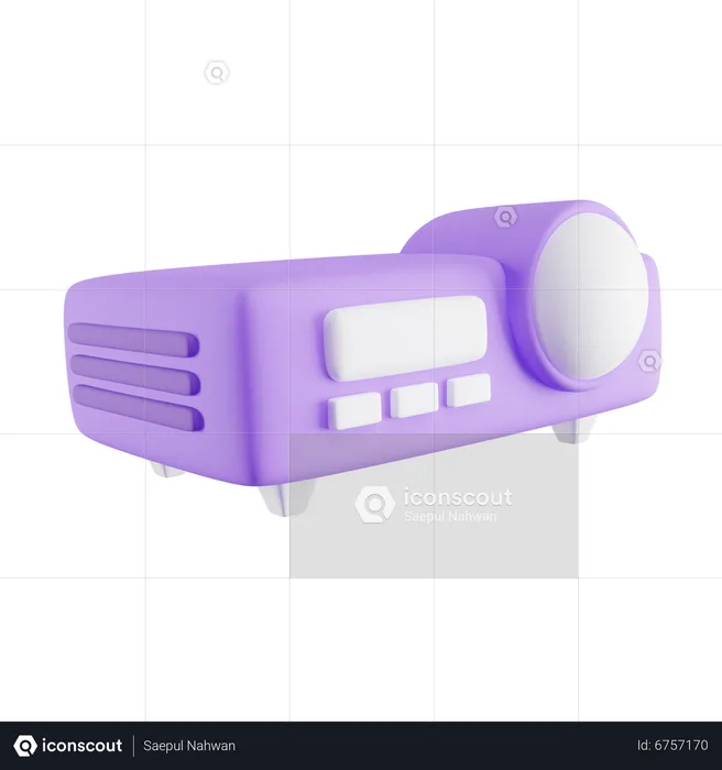 Proyector  3D Icon