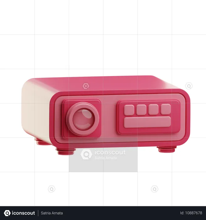 Video proyector  3D Icon