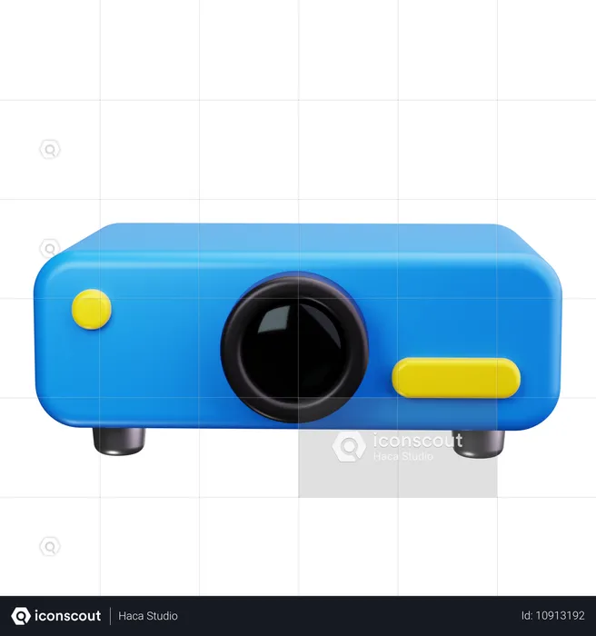 Video proyector  3D Icon