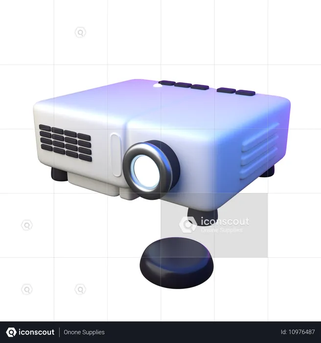 Video proyector  3D Icon