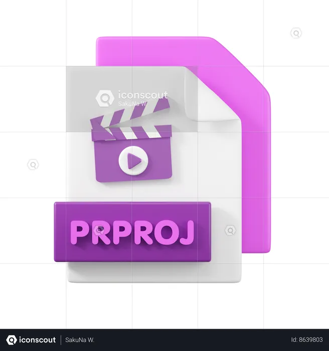 PRPROJ File  3D Icon