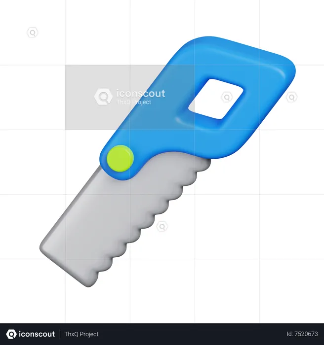 Pruning Saw  3D Icon