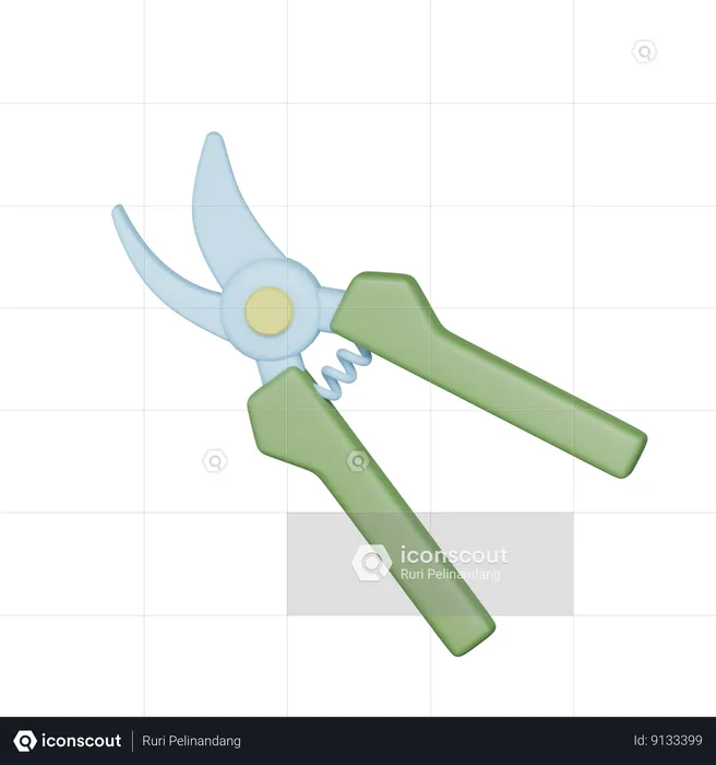 Pruning Shears  3D Icon