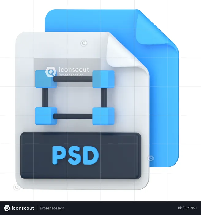 PSD  3D Icon