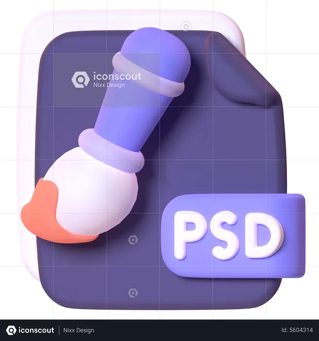 Psd File  3D Icon