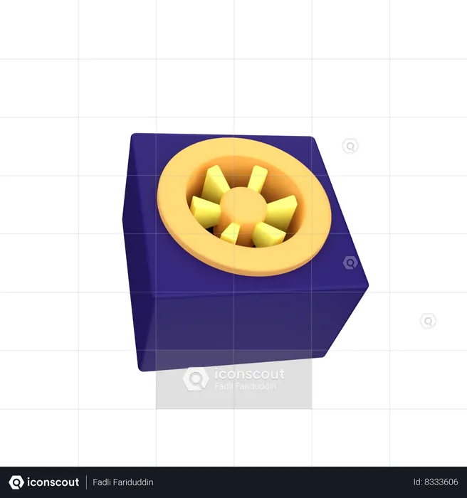 Fonte de alimentação  3D Icon