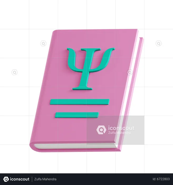 Psychology Book  3D Icon