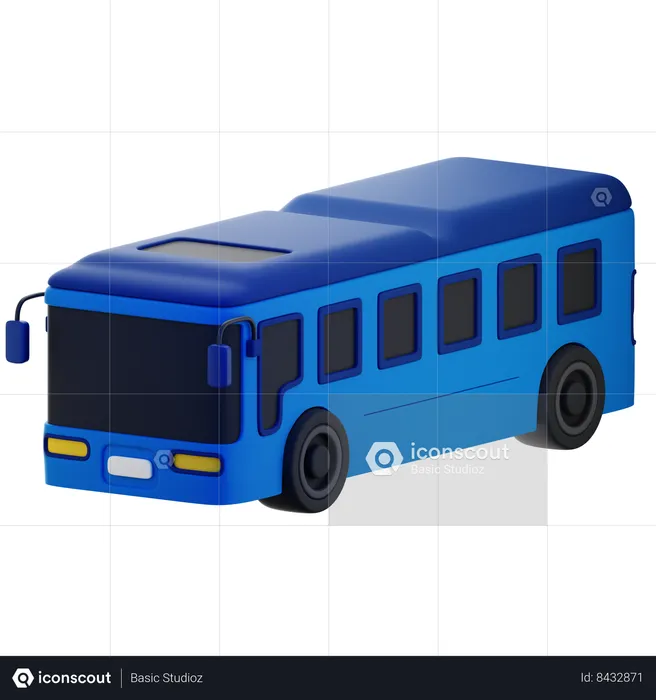 Public Bus  3D Icon