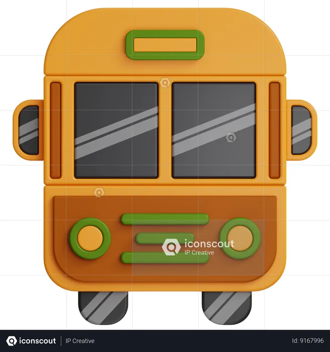 Public Transport  3D Icon