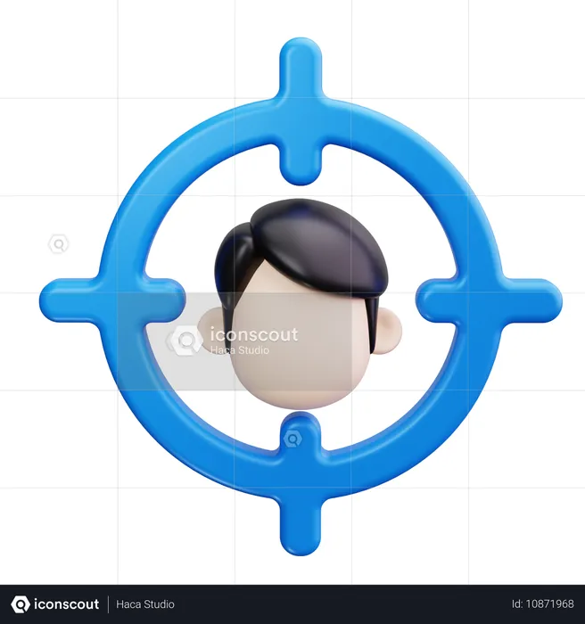 Público objetivo  3D Icon