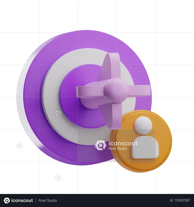 Público objetivo  3D Icon