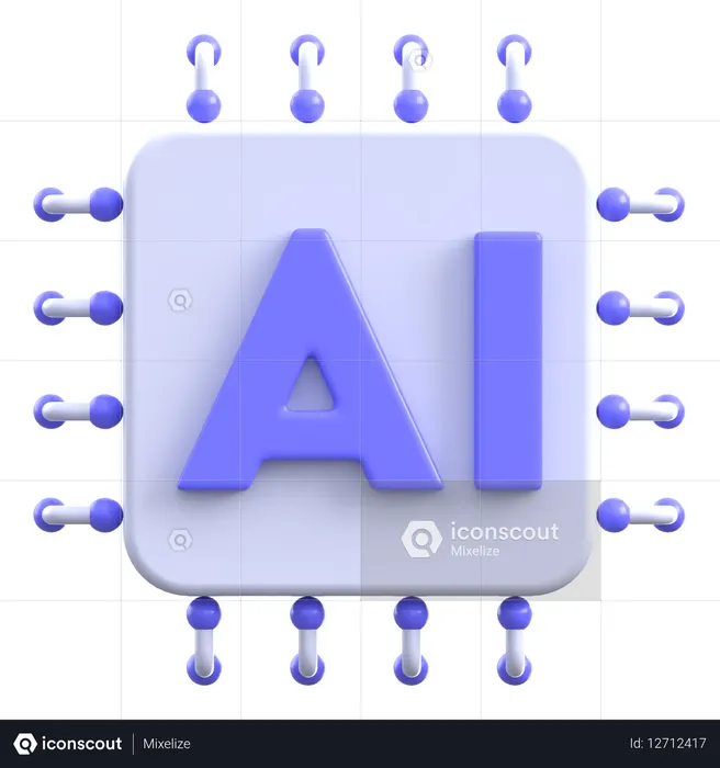 Vous avez une puce, vous avez un processeur  3D Icon