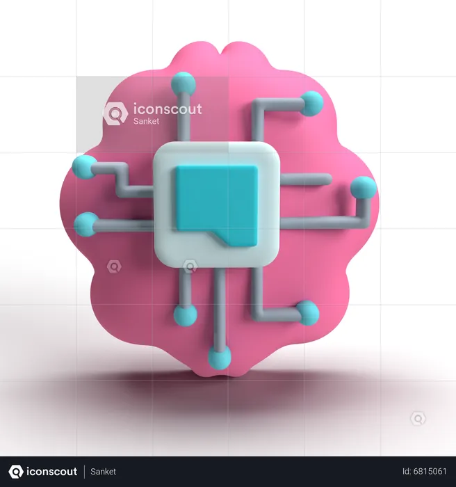 Puce d'automatisation  3D Icon