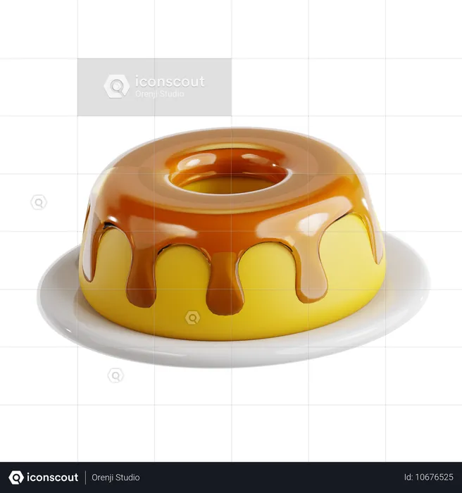 Pudding  3D Icon