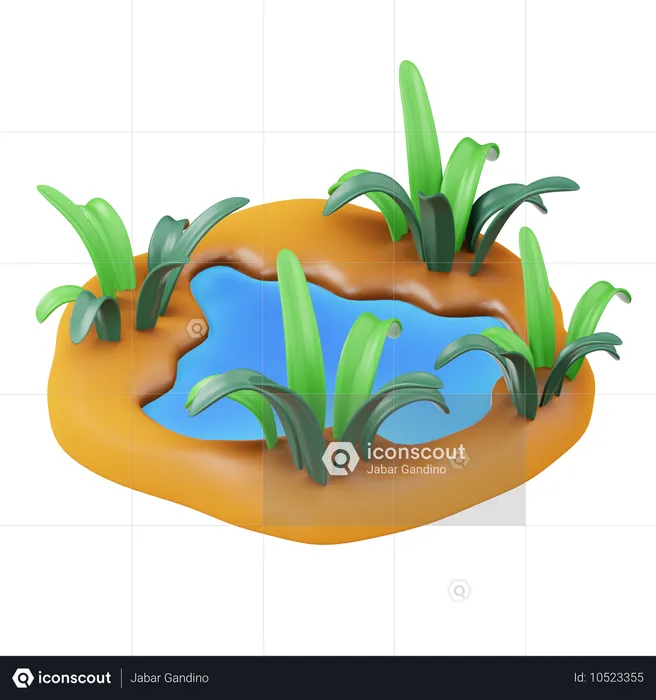 Puddle  3D Icon