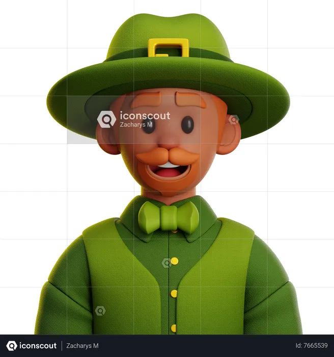 Gente irlandesa  3D Icon