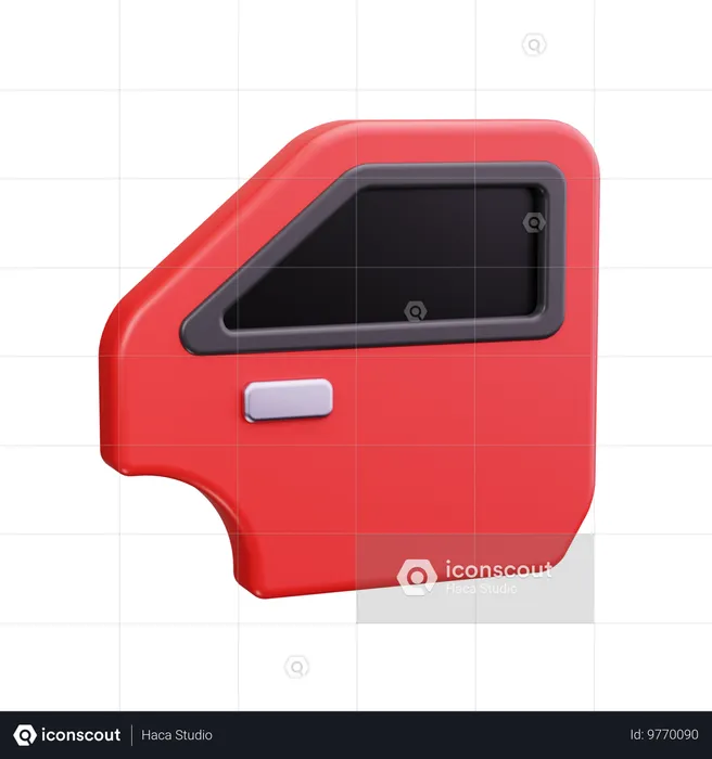 Puerta del auto  3D Icon