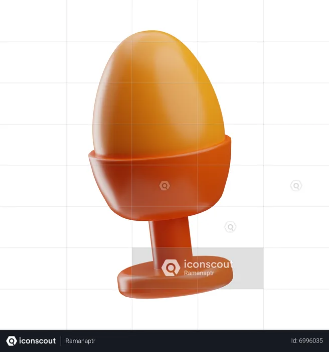 Puesto de huevos  3D Icon