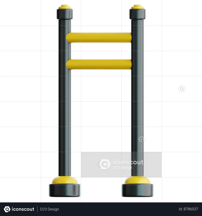 Pull Up Bar  3D Icon