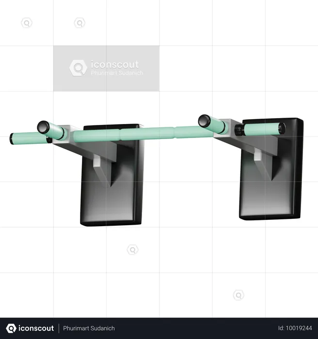 Pull Up Bar  3D Icon