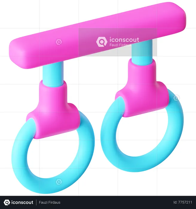 Pull-Up Bar  3D Icon