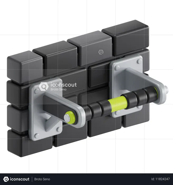 Pull up machine  3D Icon
