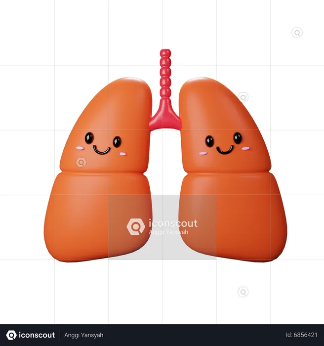 Pulmones  3D Icon