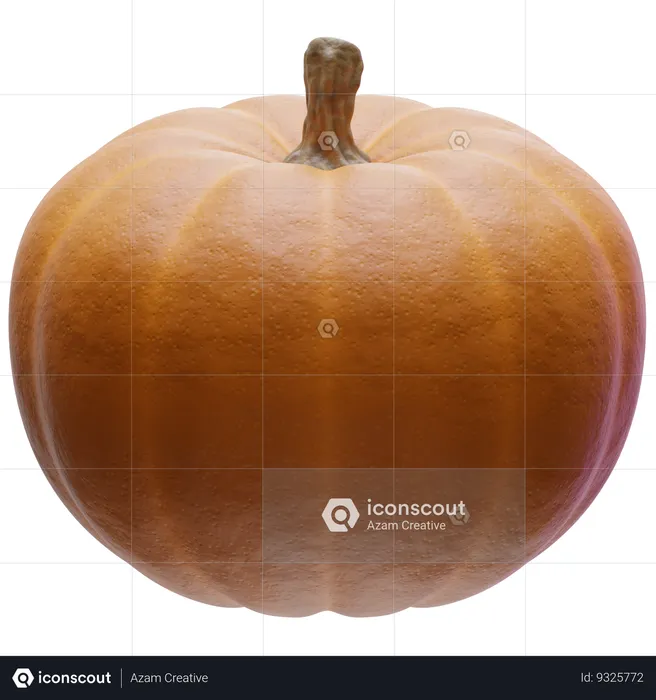 Pumpkin  3D Icon