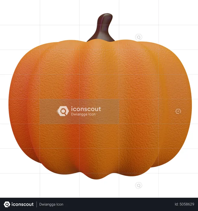 Pumpkin  3D Icon